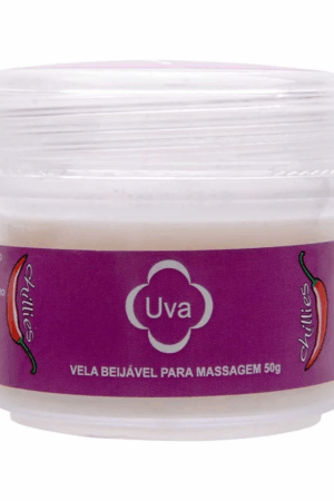 Vela beijável aromática de uva para massagem 50G