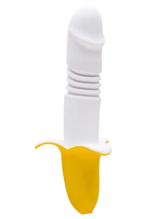 Vibrador Ponto G Banana 12 Modos Vai E Vem Vipmix