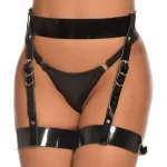 Harness Leg Garter Em Vinil Vicky