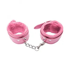 Algema Com Corrente E Fivelas Rosa Sexy Import