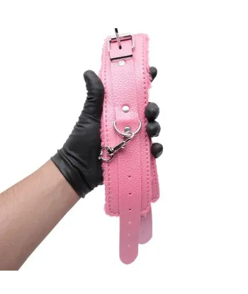 Algema Com Corrente E Fivelas Rosa Sexy Import - Image 4