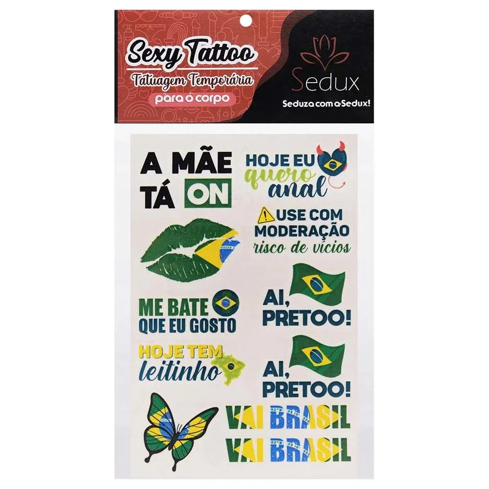 Mãe Tá ON Tatuagem Temporária 10 X 15Cm