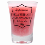 Vela beijável massagem La Passion Morango 40G
