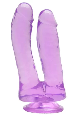 Pênis Duplo Transparente 17,3cm X 3,5cm