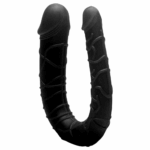 Pênis Duplo Maciço Boomerang Diversão Ao Cubo - Preto