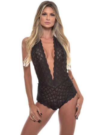 Body Em Renda Frente Única Sensual Love